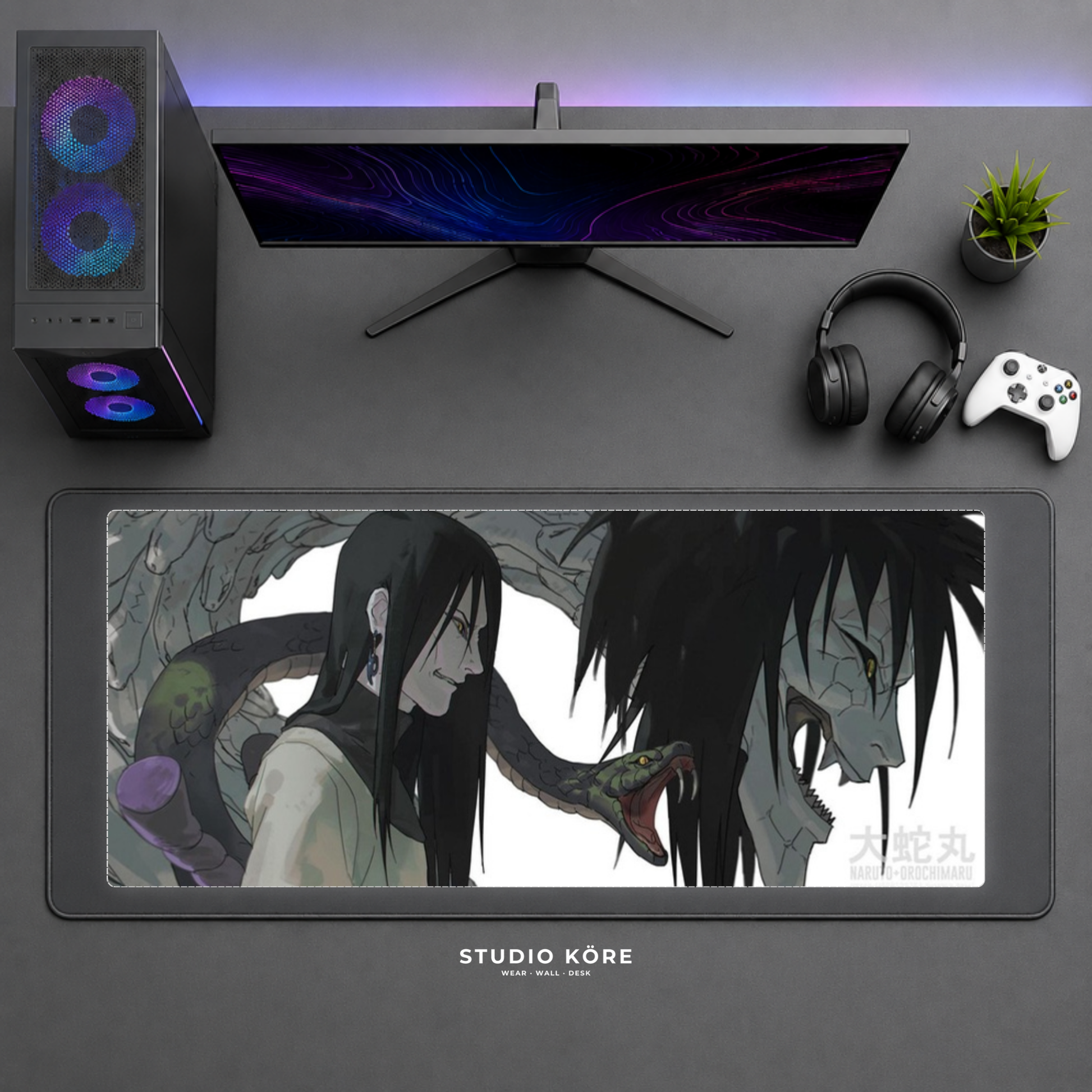 Mousepad Gamer XL Naruto diseño 22