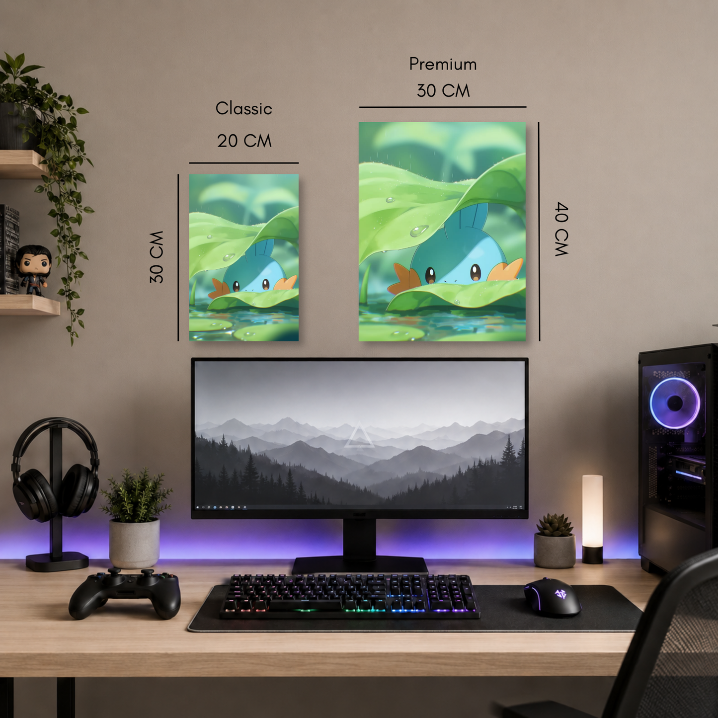 Poster Metalizado Pokémon Diseño 23