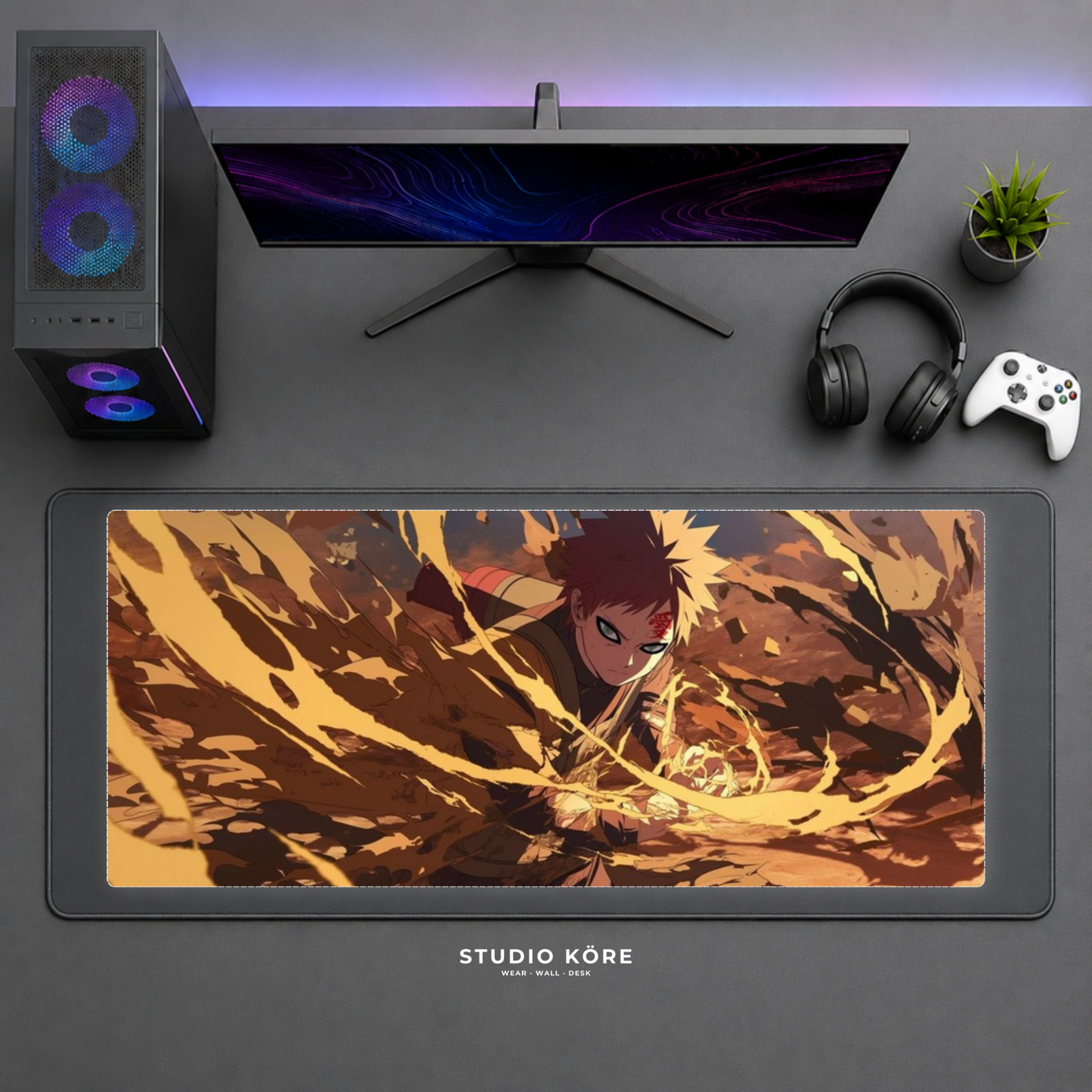 Mousepad Gamer XL Naruto diseño 23