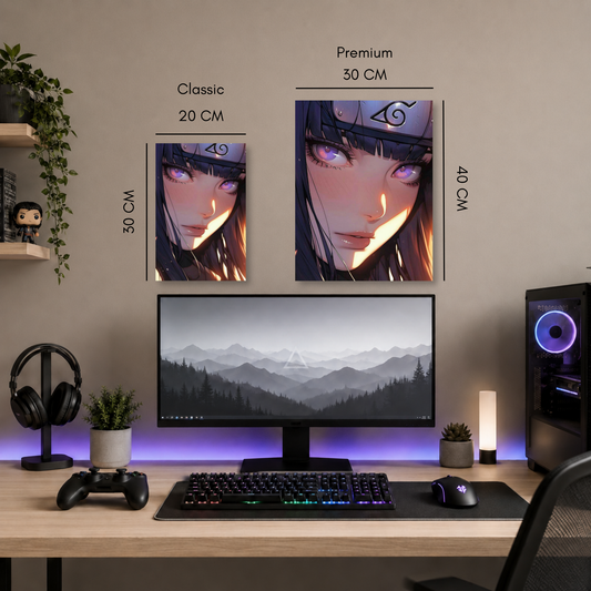 Poster metalizado de Naruto, diseño 26, cuadro decorativo anime en aluminio