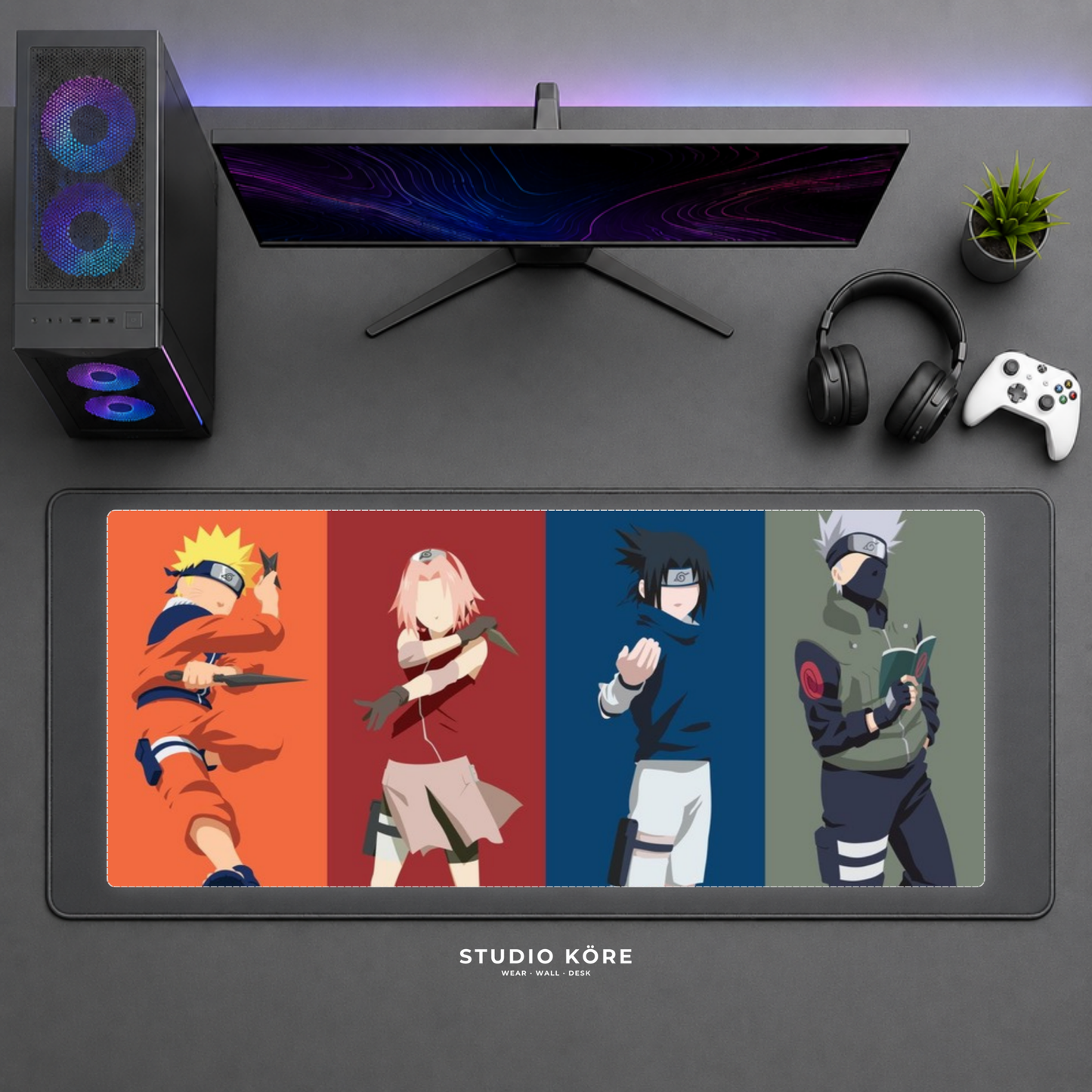 Mousepad Gamer XL Naruto diseño 27