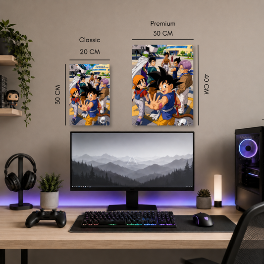 Poster Metalizado Dragon Ball Diseño 27 - Cuadro Decorativo Anime en Aluminio
