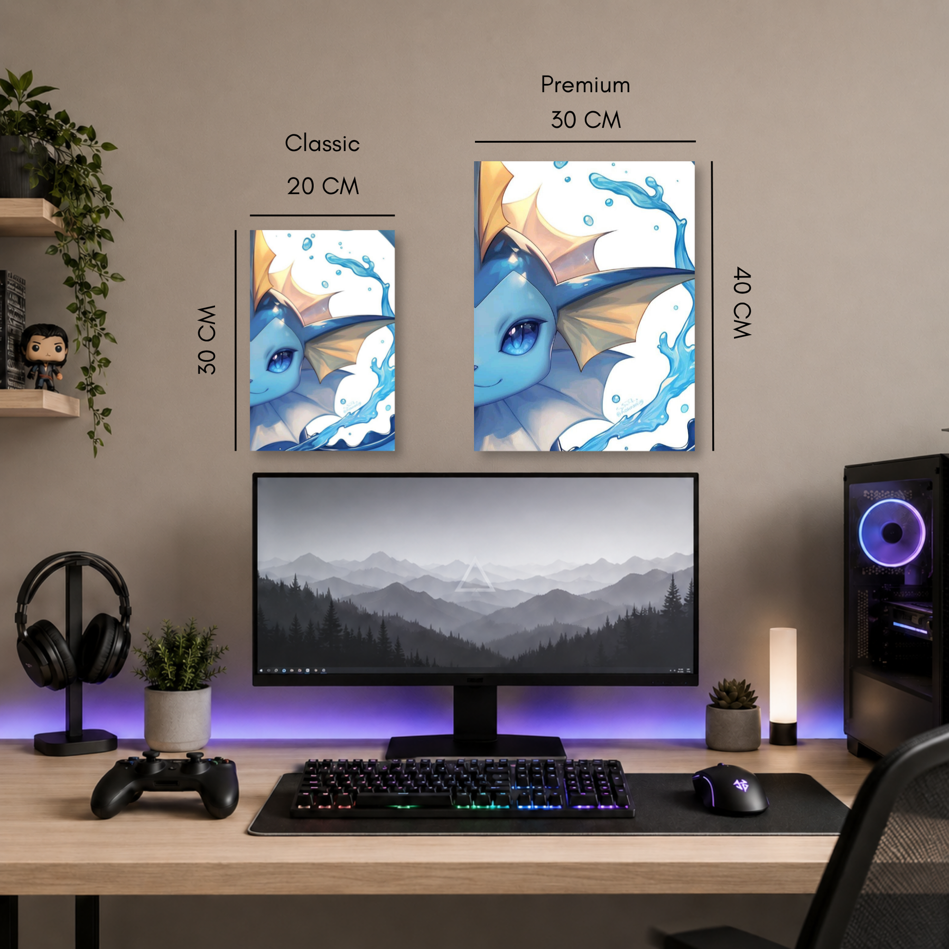 Poster Metalizado Pokémon Diseño 29