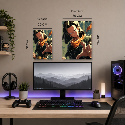 Poster Metalizado Dragon Ball Diseño 30 - Cuadro Decorativo Anime en Aluminio
