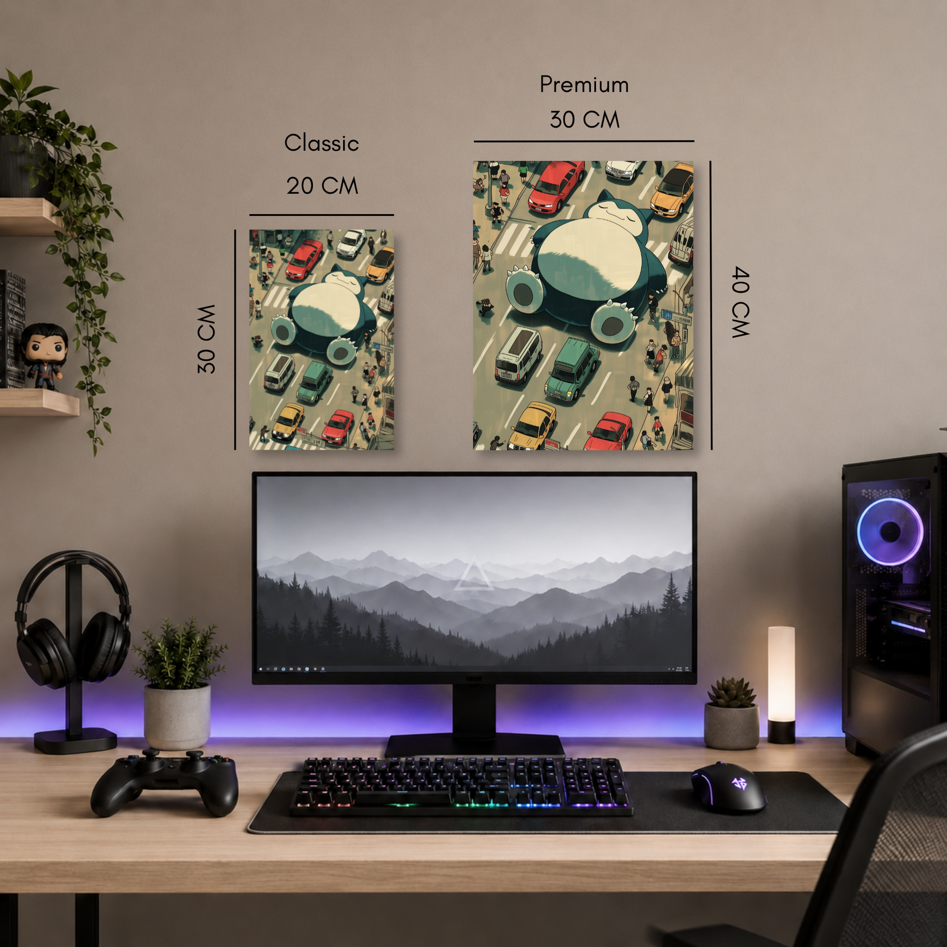 Poster Metalizado Pokémon Diseño 32