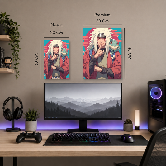 Poster metalizado de Naruto, diseño 39, cuadro decorativo anime en aluminio