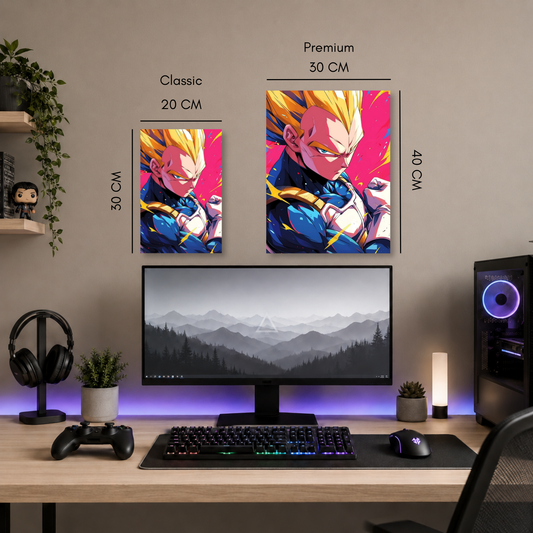 Poster Metalizado Dragon Ball Diseño 44 - Cuadro Decorativo Anime en Aluminio