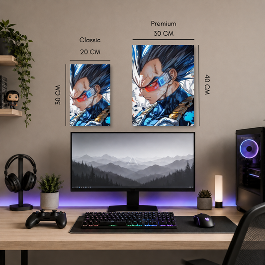 Poster Metalizado Dragon Ball Diseño 45 - Cuadro Decorativo Anime en Aluminio