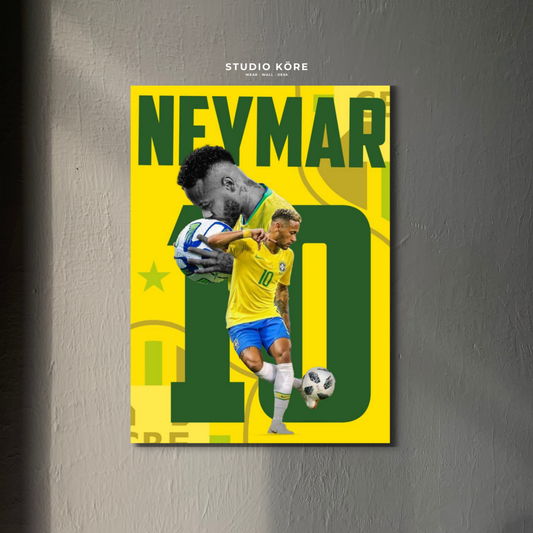 Cuadro Neymar Jr Decorativo Premium