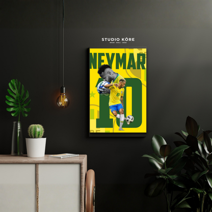 Cuadro Neymar Jr Decorativo Premium
