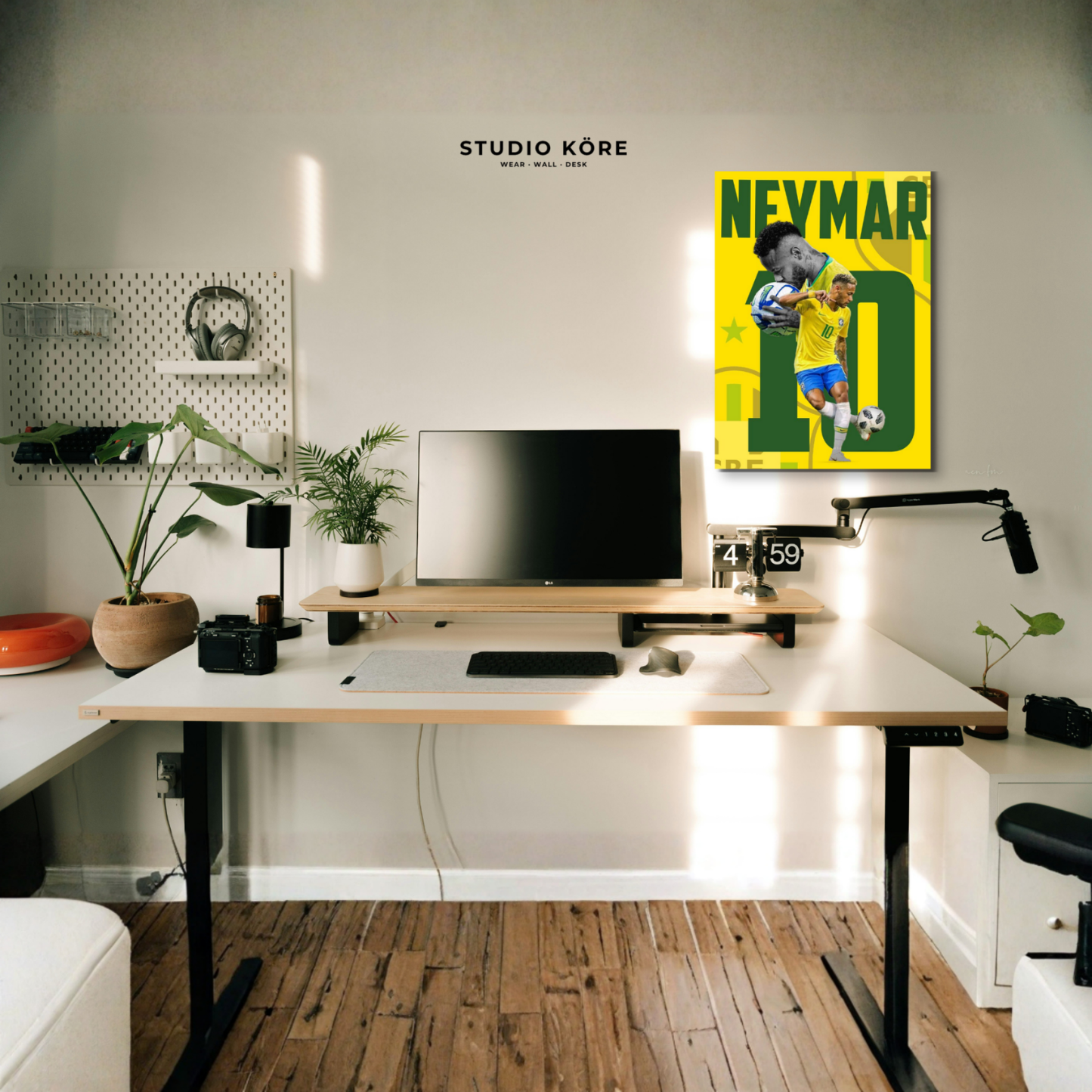 Cuadro Neymar Jr Decorativo Premium