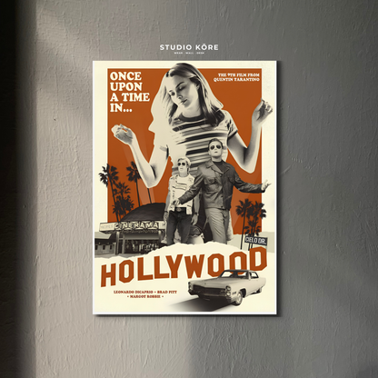 Cuadro Once Upon Time Hollywood Decorativo Premium