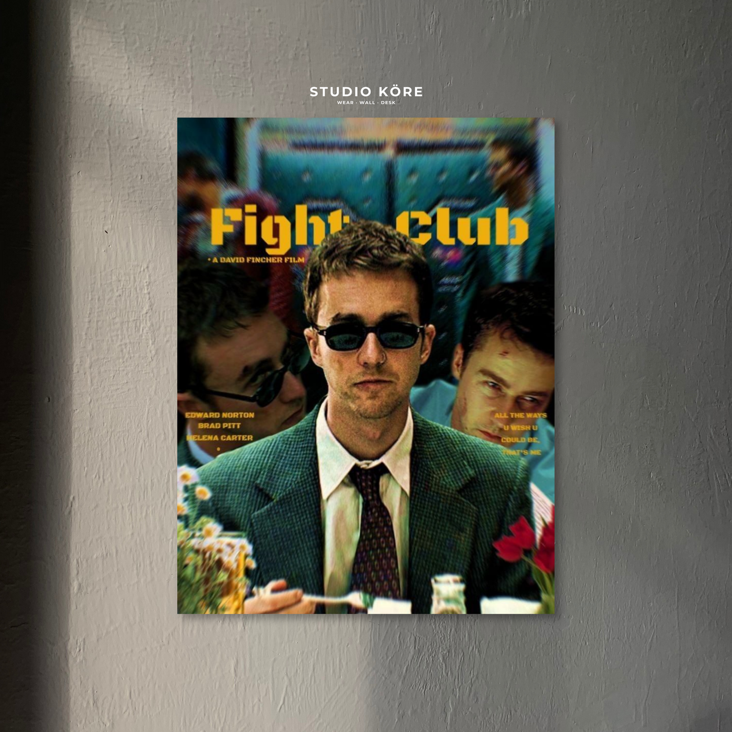 Cuadro Club de la Pelea Vol3 Decorativo Premium