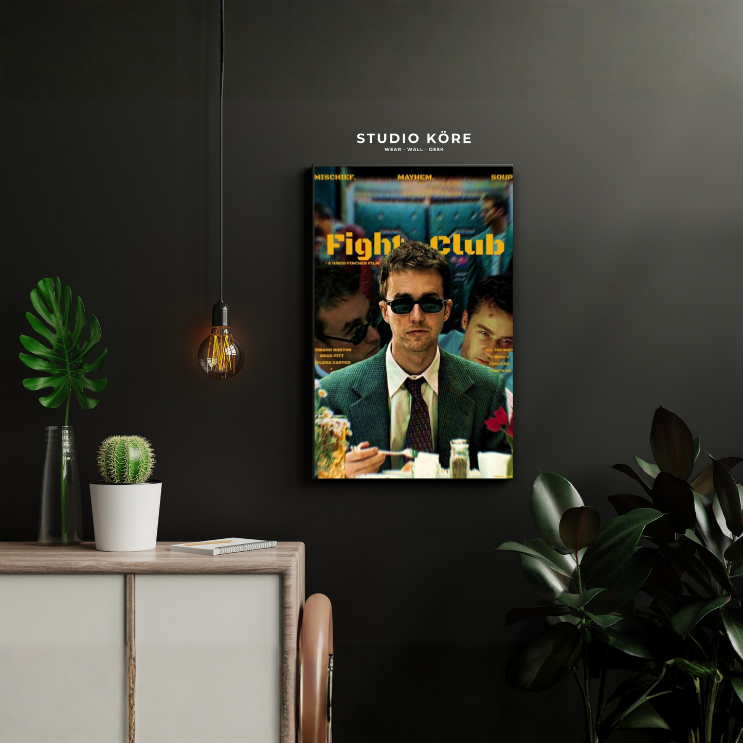 Cuadro Club de la Pelea Vol3 Decorativo Premium