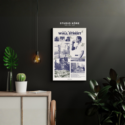 Cuadro Lobo Wall Street Vol1 Decorativo Premium