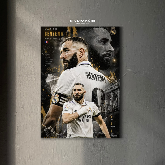 Cuadro Benzema Vol1 Decorativo Premium