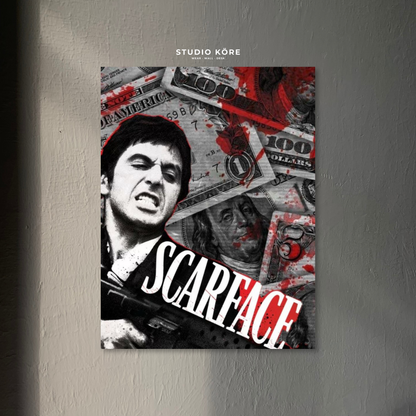 Cuadro Scarface Vol3 Decorativo Premium