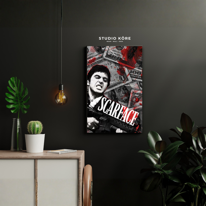 Cuadro Scarface Vol3 Decorativo Premium