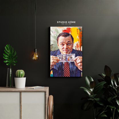 Cuadro Lobo Wall Street Vol3 Decorativo Premium