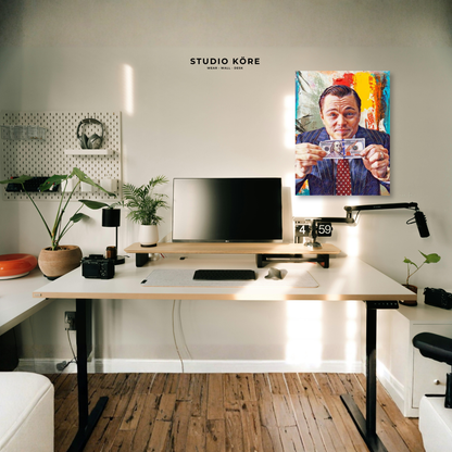 Cuadro Lobo Wall Street Vol3 Decorativo Premium
