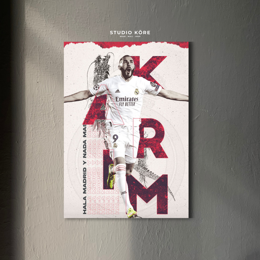 Cuadro Benzema Vol2 Decorativo Premium