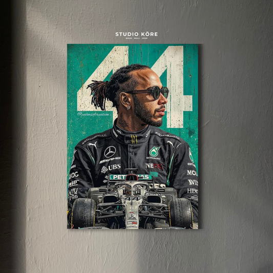 Cuadro Lewis Hamilton Vol2 Decorativo Premium
