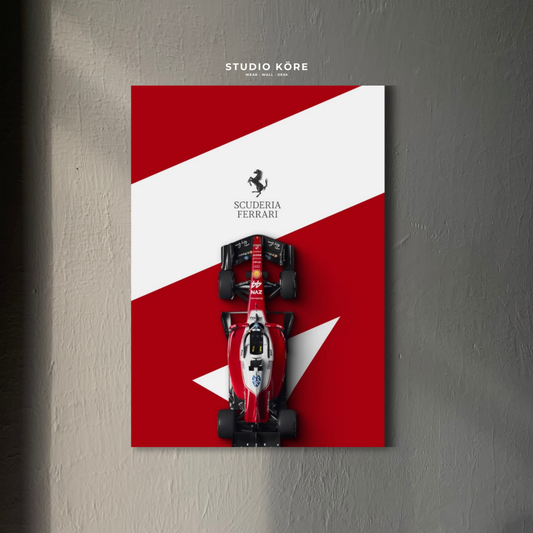Cuadro Scuderia Ferrari Decorativo Premium