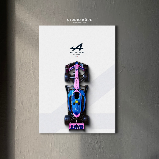 Cuadro Scuderia Alpine Decorativo Premium
