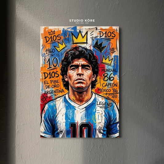 Cuadro Diego Maradona Decorativo Premium