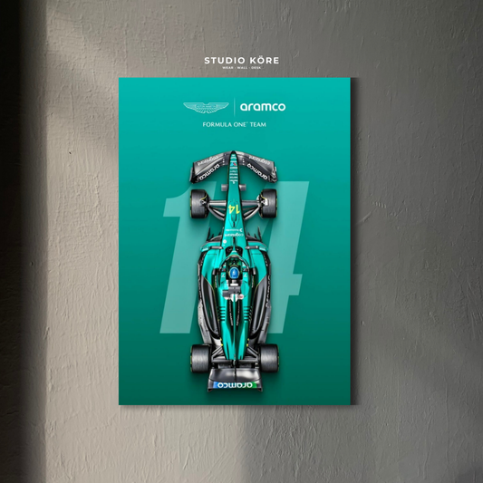 Cuadro Scuderia Aston Martin Vol1 Decorativo Premium
