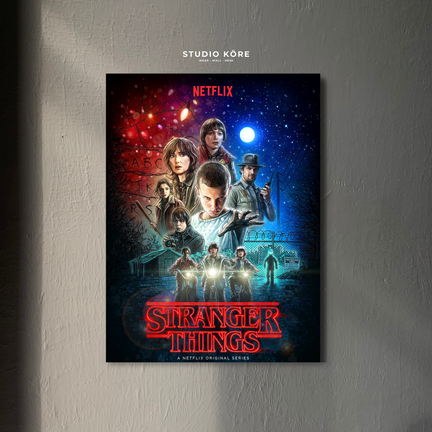 Cuadro Stranger Things Decorativo Premium