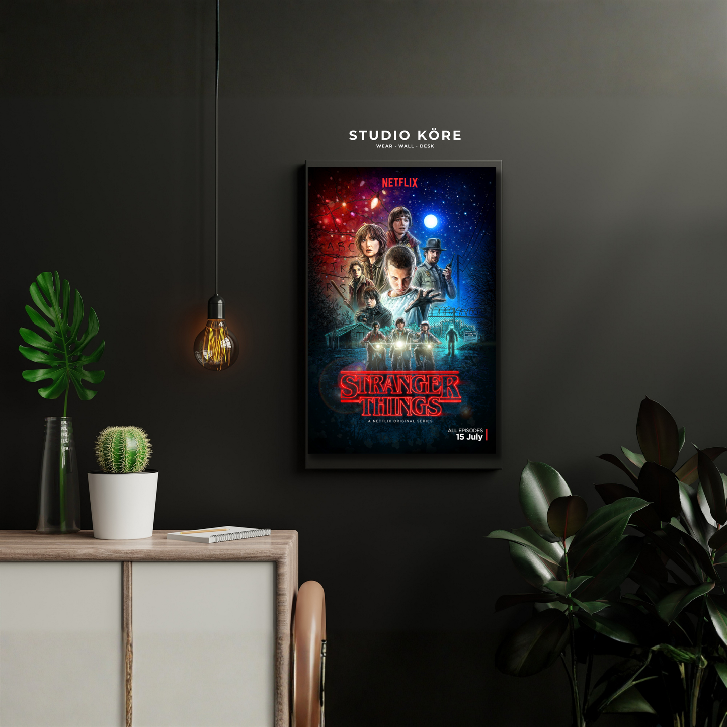 Cuadro Stranger Things Decorativo Premium