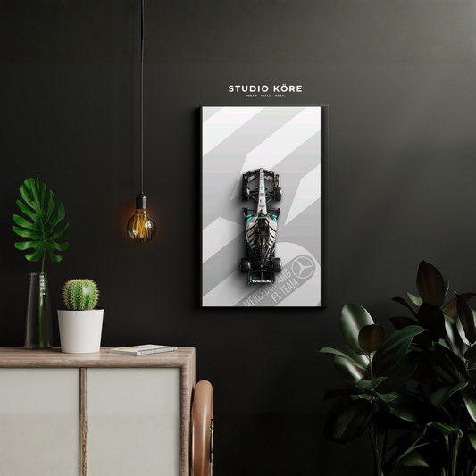 Cuadro Scuderia Mercedes Decorativo Premium