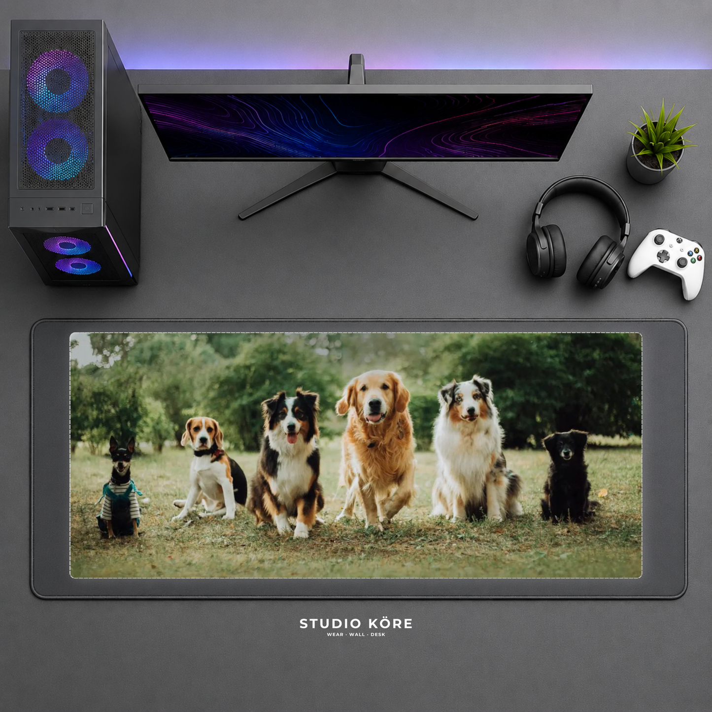 Mousepad Gamer XL Personalizado - Sube tu Propia Foto o Diseño (30x60cm)
