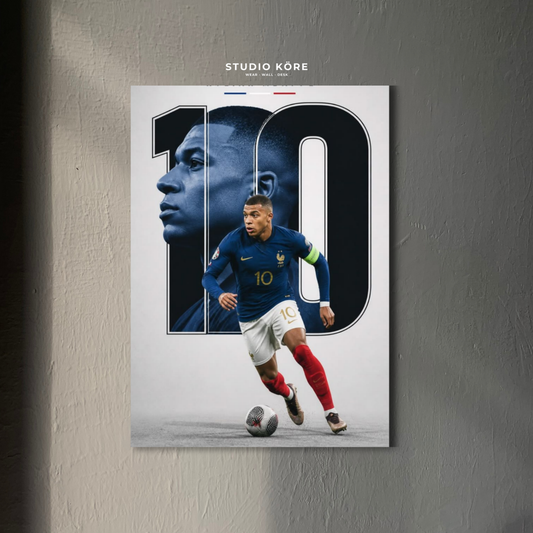 Cuadro Kylian Mbappe Decorativo Premium