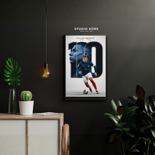 Cuadro Kylian Mbappe Decorativo Premium