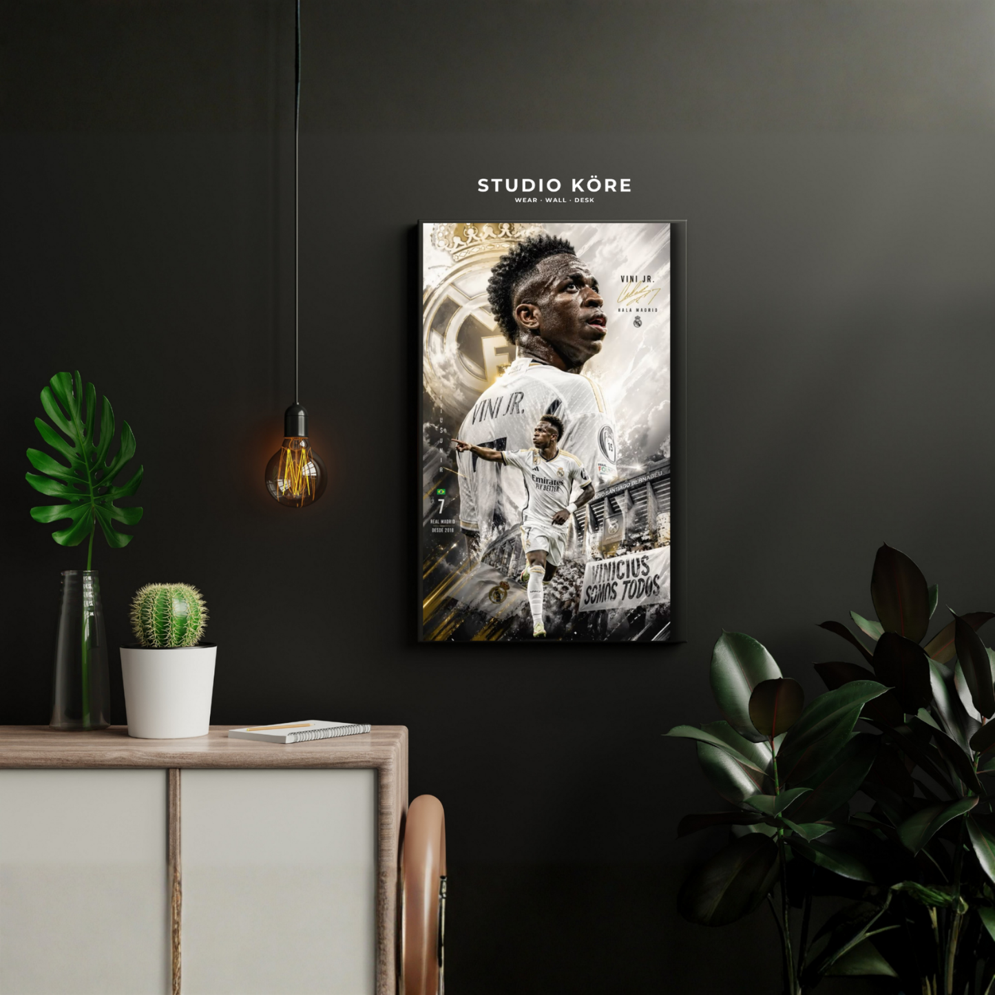 Cuadro Vinicius Jr Decorativo Premium