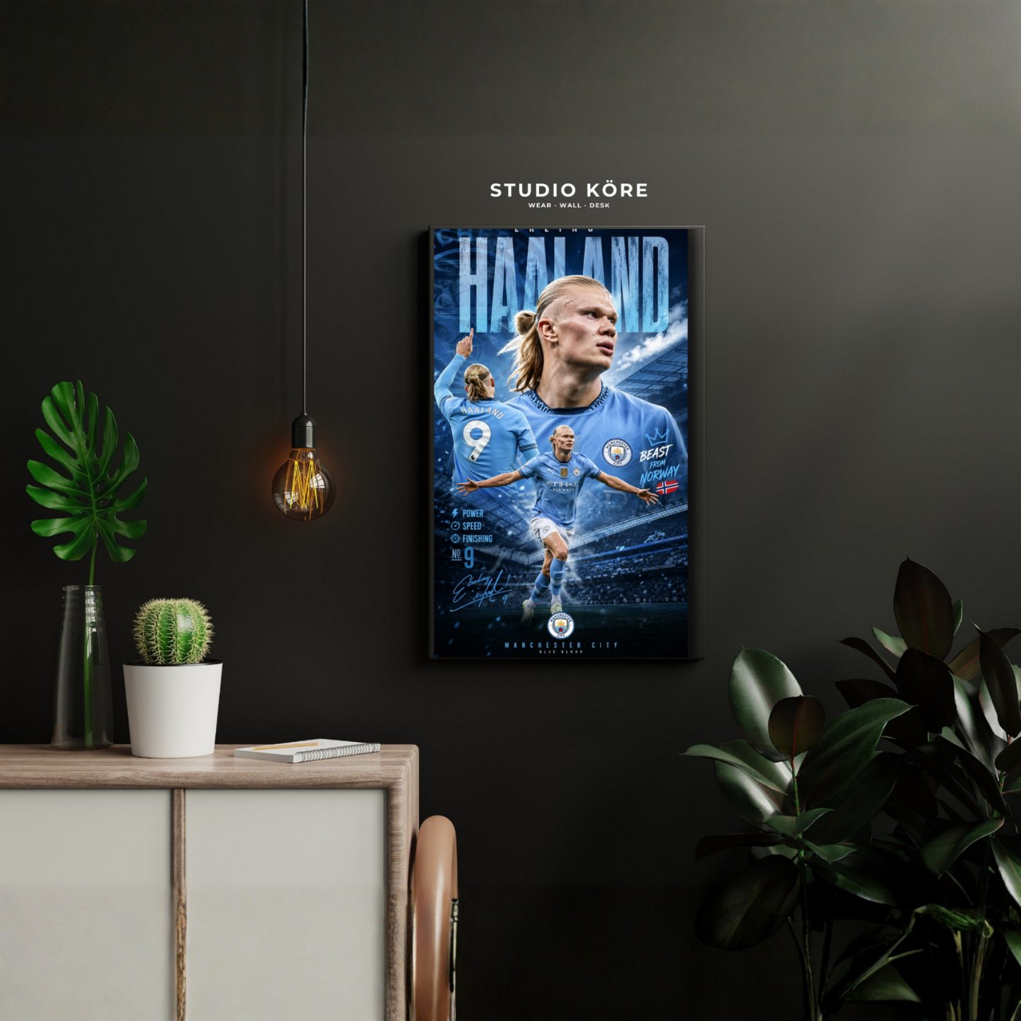 Cuadro Erling Haaland Decorativo Premium