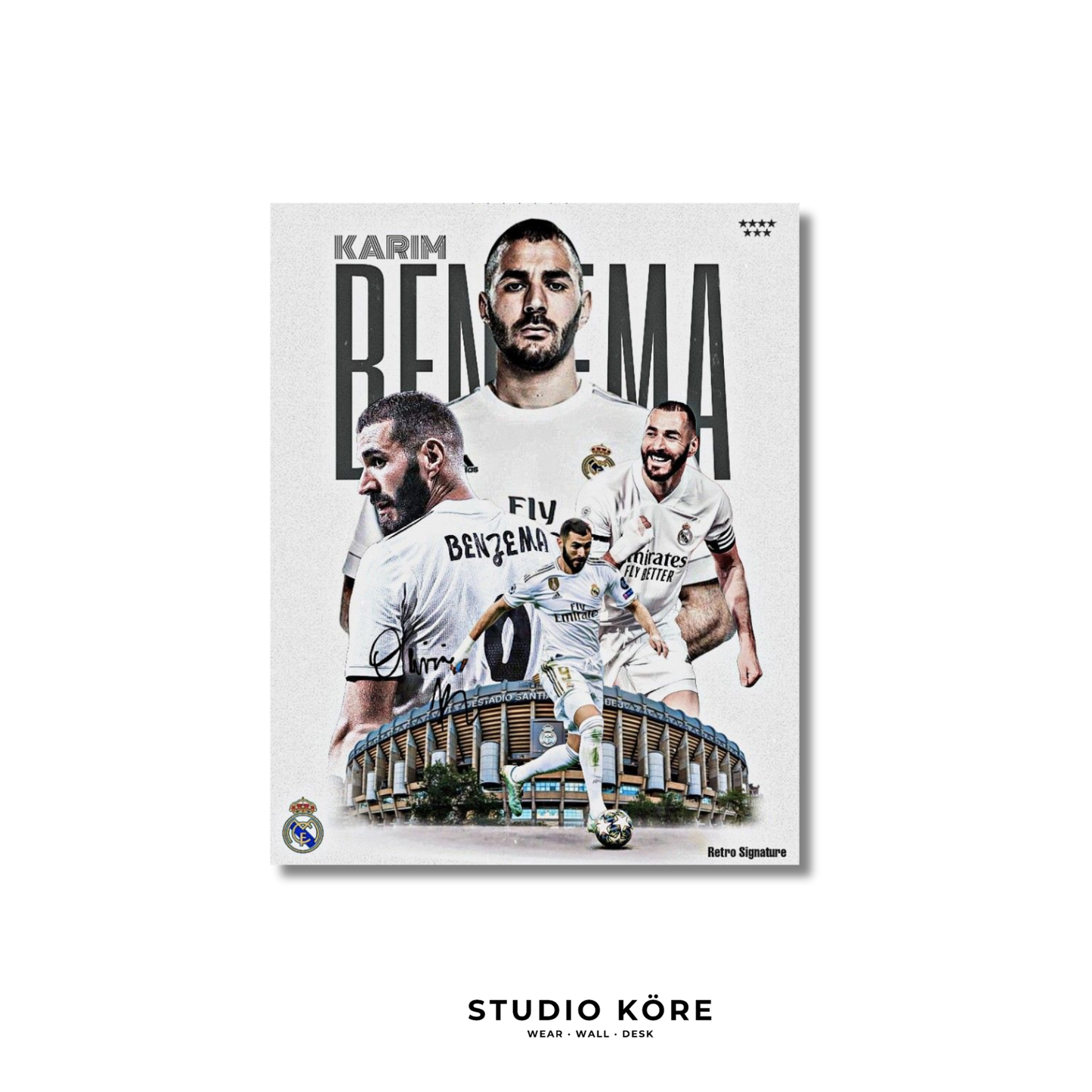 Cuadro Benzema Vol3 Decorativo Premium