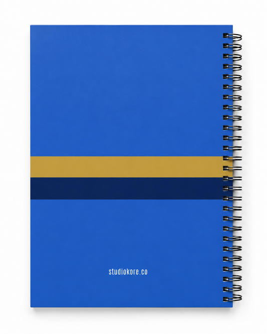 Combo Real Madrid Azul: Agenda + Mini Agenda de Bolsillo