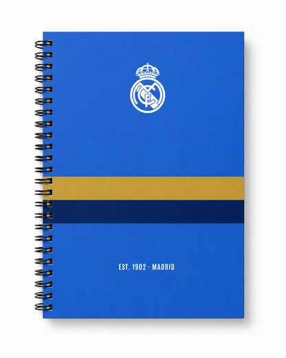 Combo Real Madrid Azul: Agenda + Mini Agenda de Bolsillo