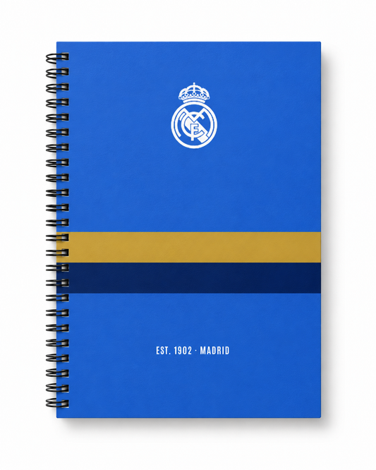Combo Real Madrid Azul: Agenda + Mini Agenda de Bolsillo