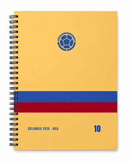Combo Selección Colombia Amarillo: Agenda + Mini Agenda de Bolsillo