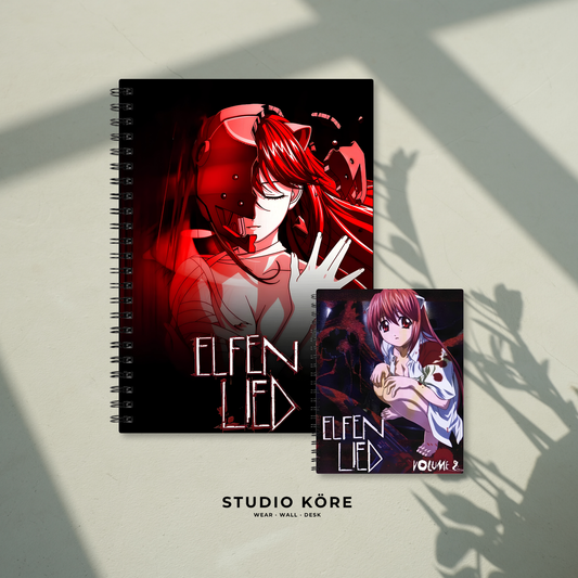 Combo Elfen Lied Agenda + Mini Agenda de Bolsillo