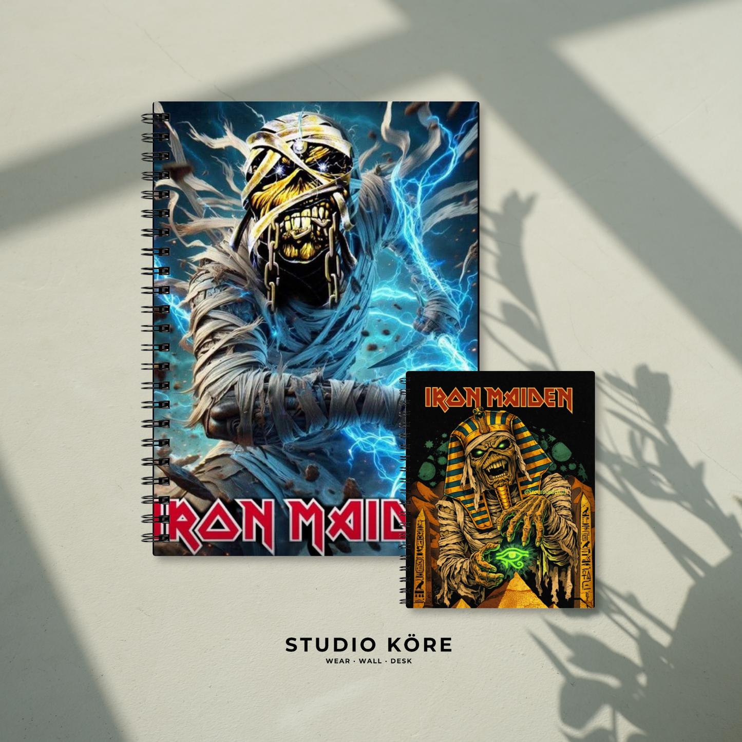 Combo Iron Maiden_ Agenda + Mini Agenda de Bolsillo
