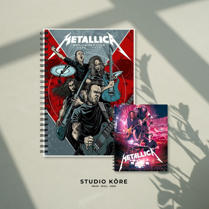 Combo Metallica 2_ Agenda + Mini Agenda de Bolsillo