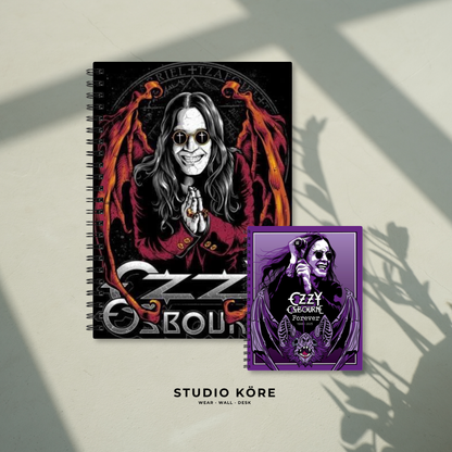 Combo Ozzy Osbourne_ Agenda + Mini Agenda de Bolsillo