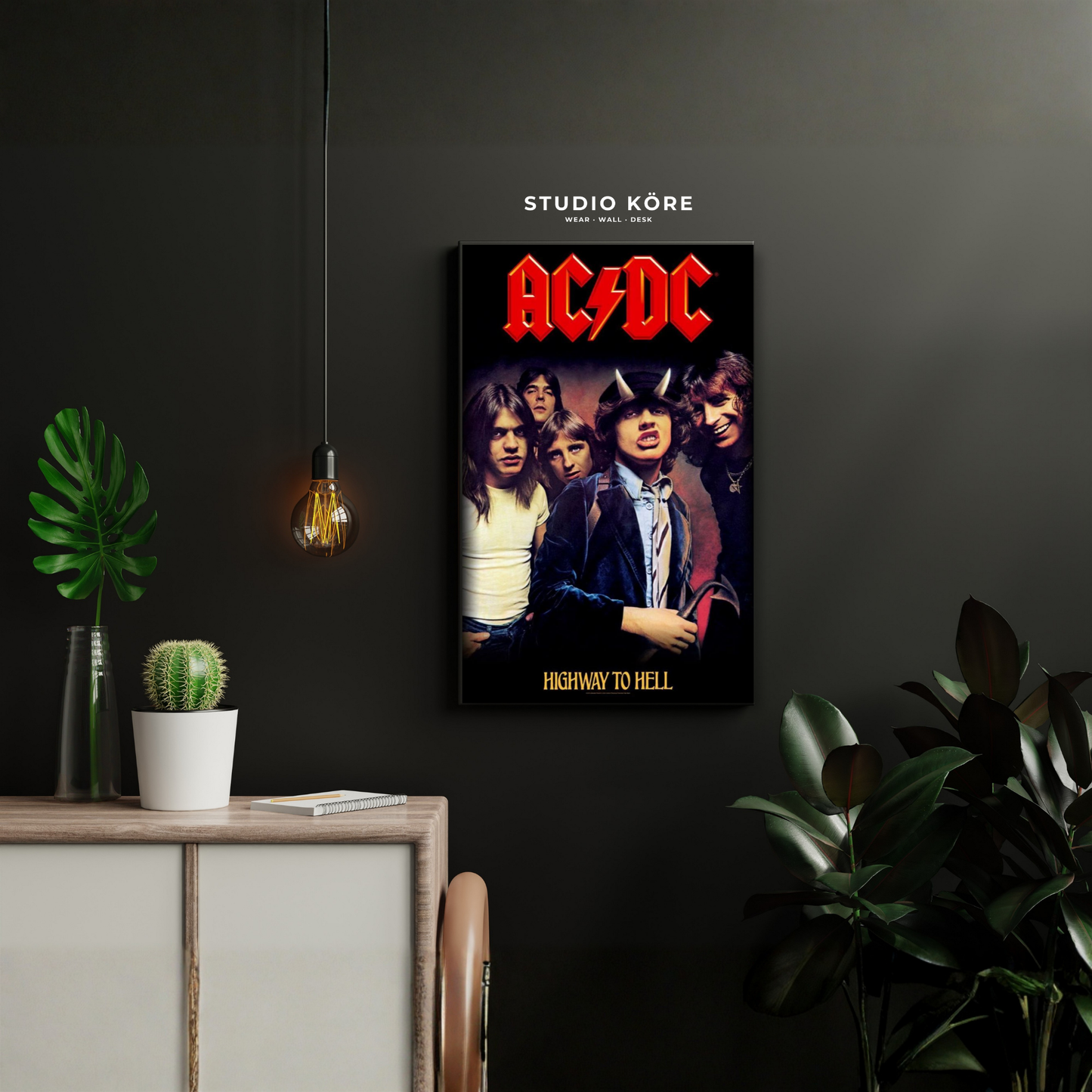 Cuadro AC_DC Highway to Hell Decorativo Premium