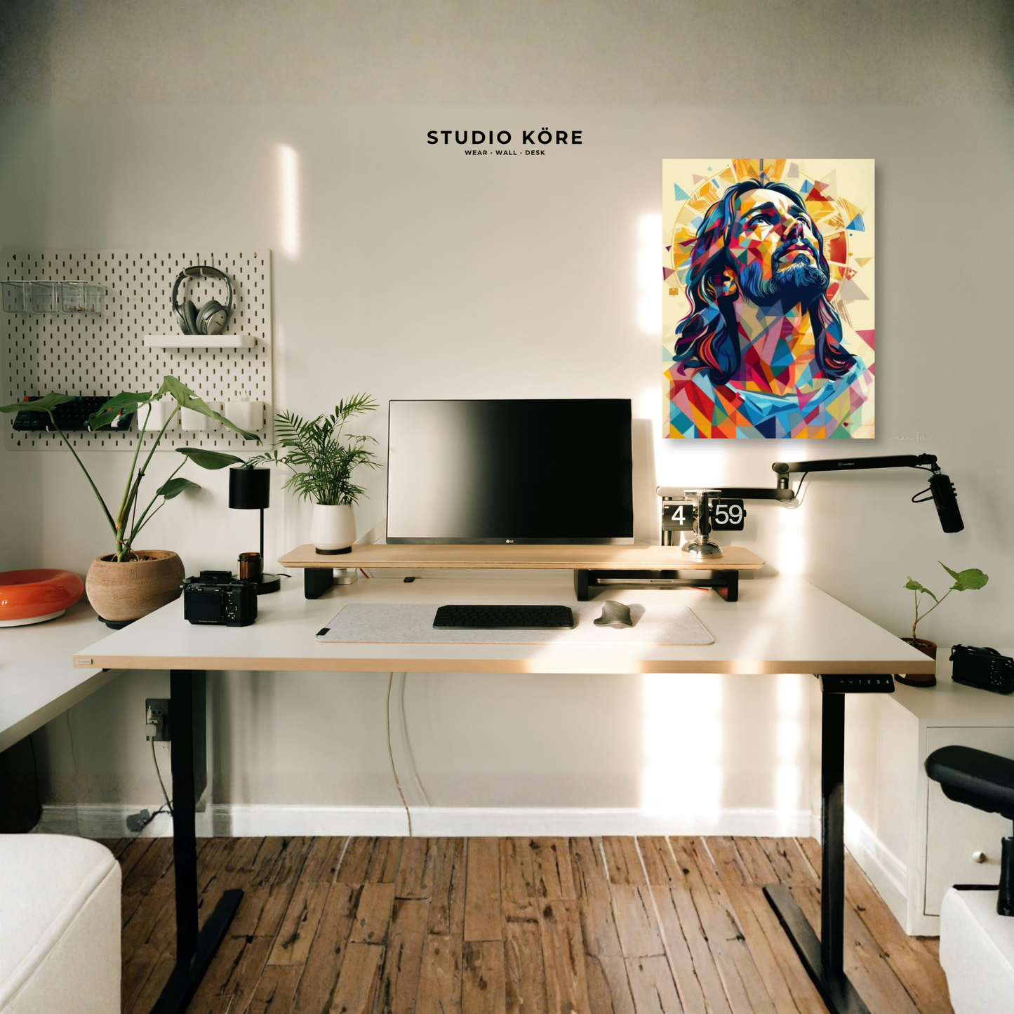 Cuadro Cristo Prisma de Fe Decorativo Premium