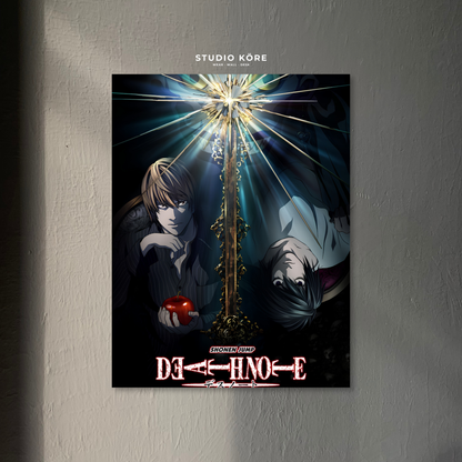 Cuadro Death Note Duelo de Genios Decorativo Premium